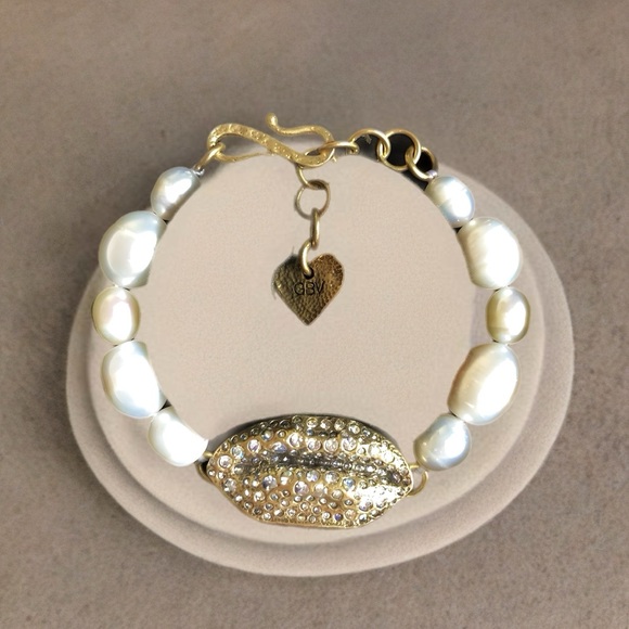 Giambattista Valli x H&M Bracelet with pearls NIB - Picture 4 of 5